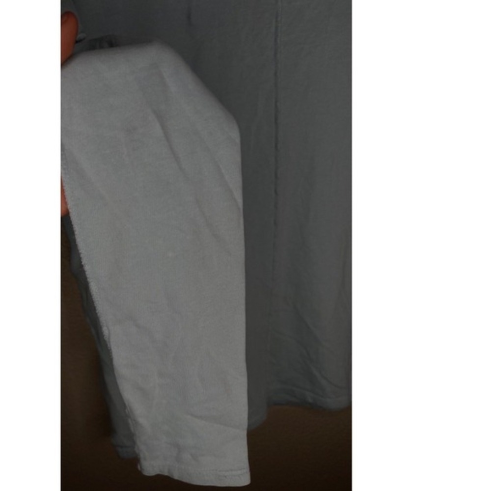 Free‎ People We The Free Light Blue Deep V-neck Long Sleeve Sz XS Oversized EUC - Picture 9 of 11